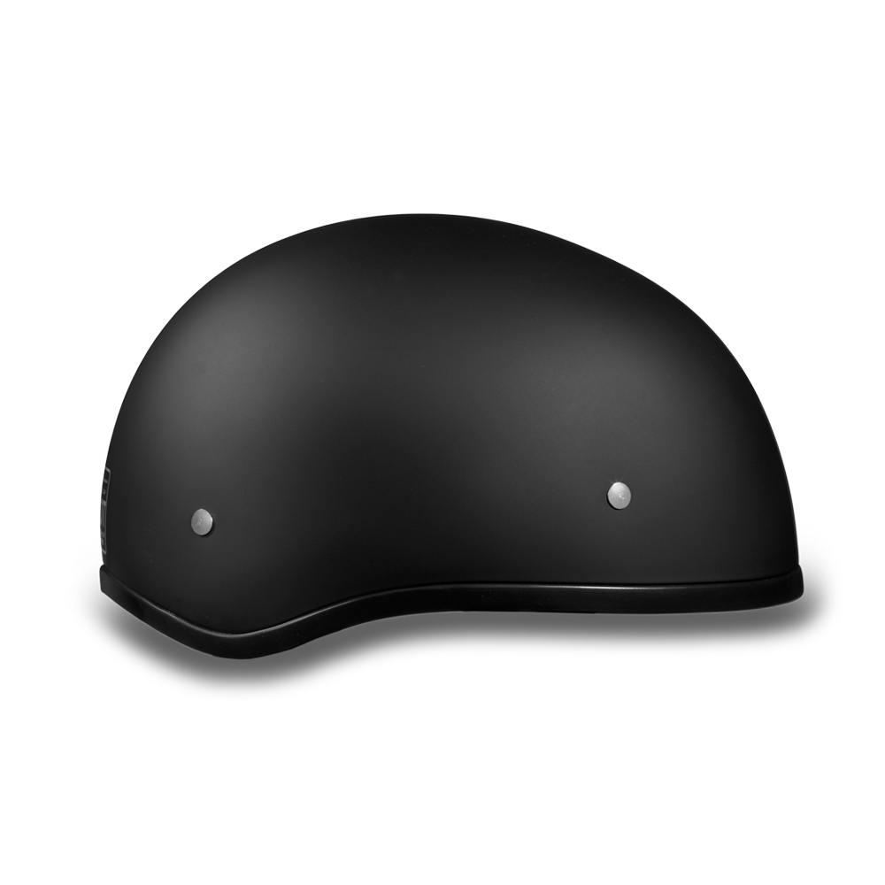 D1-BNS D.O.T. DAYTONA SKULL CAP W/O VISOR - DULL BLACK Helmets Daytona Helmets