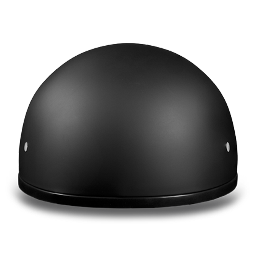 D1-BNS D.O.T. DAYTONA SKULL CAP W/O VISOR - DULL BLACK Helmets Daytona Helmets