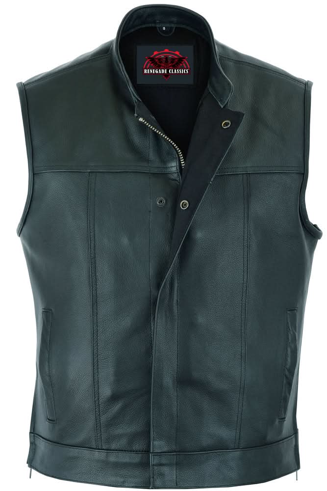 Cross Ride Men's  Motorcycle Vest - Black