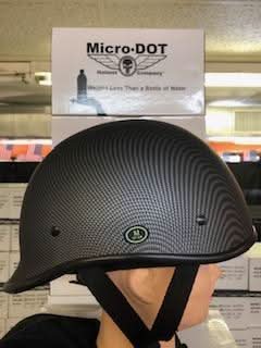 Twister Carbon Fiber Look - Reversible Beanie DOT Helmet Helmets Micro Dot Helmet Company