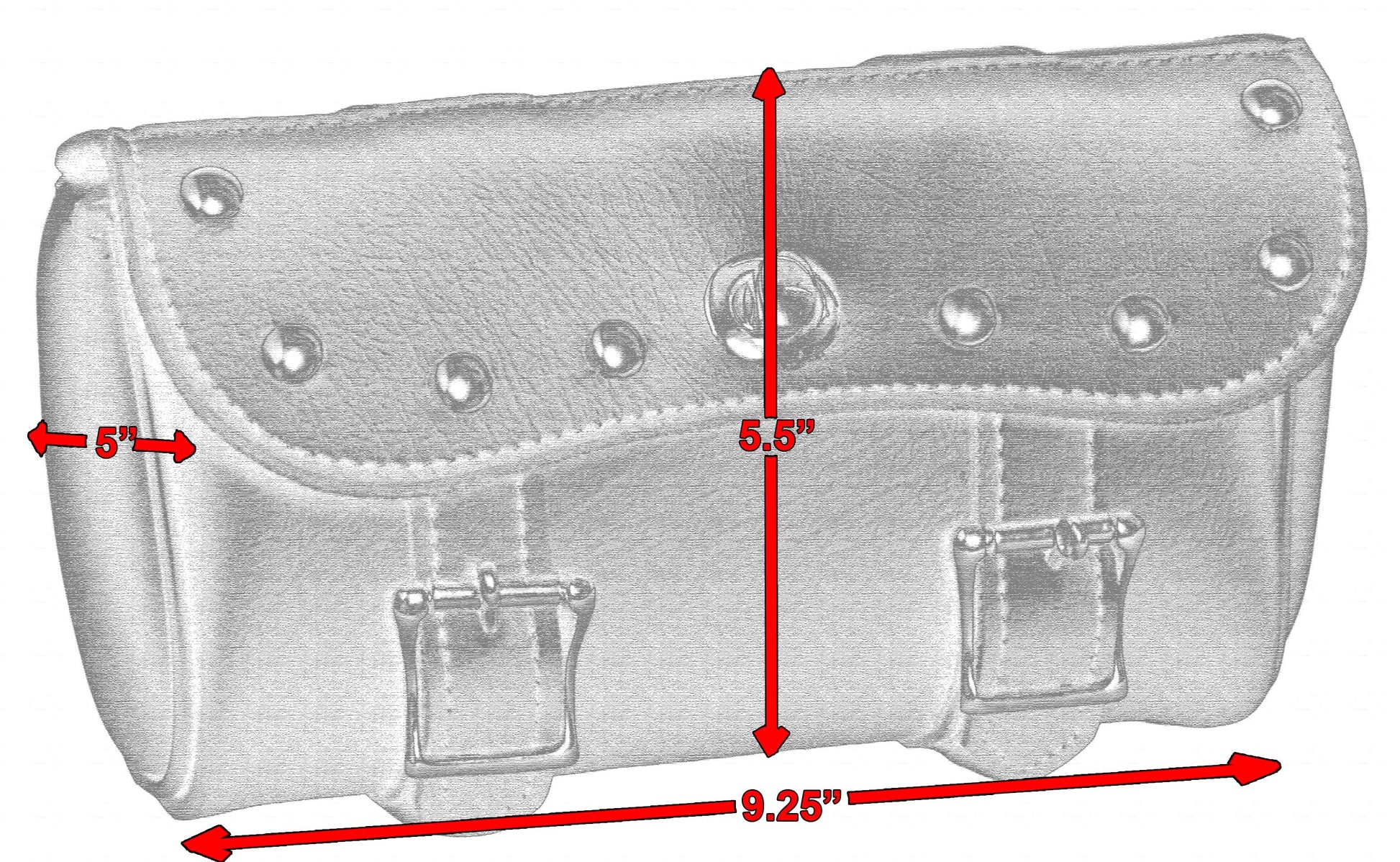 DS Two Strap Tool Bag w/ Studs Tool Bags Renegade Classics