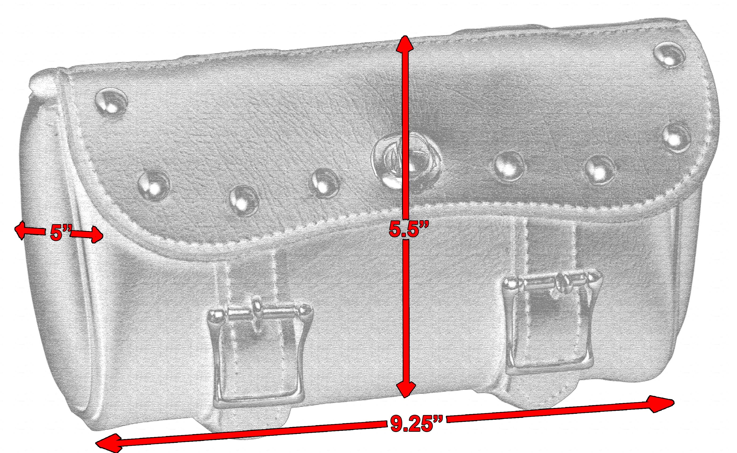 DS Two Strap Tool Bag w/ Studs Tool Bags Renegade Classics