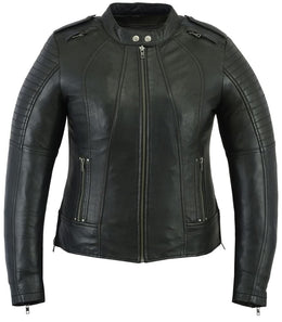 MotoDiva Women's Leather Motorcycle Vest Women's Leather Jackets Renegade Classics
