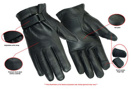 SmoothCruise Men's leather gloves Men's Lightweight Gloves Renegade Classics
