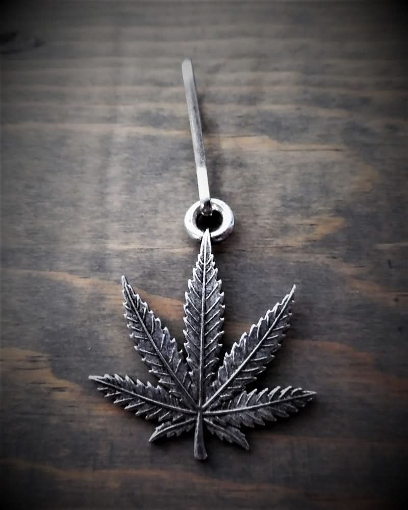 BZP-30 Bud Leaf Zipper Pull Zipper Pulls Bravo Bells