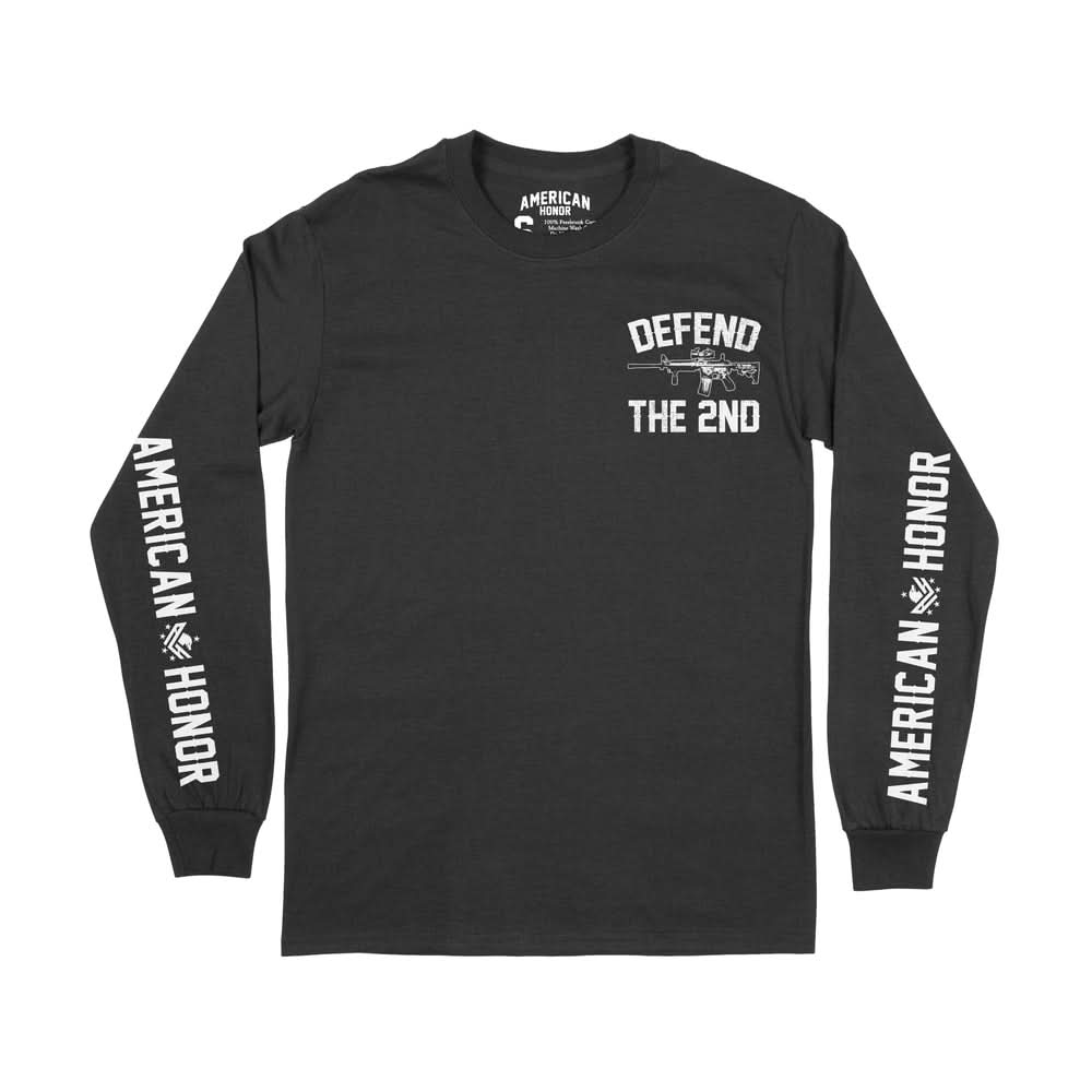 It Only Offends You Until The Day It Defends you Mens Long Sleeve shirt Men's Shirts Outlaw Threadz