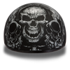 D6-G D.O.T. DAYTONA SKULL CAP - W/ GUNS