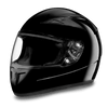 F1-A D.O.T. FULL FACE: DAYTONA SHADOW: HI-GLOSS BLACK