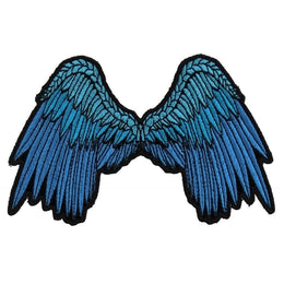 P3200 Small Beautiful Angel Wings Blue Patch Patches The Cheap Place