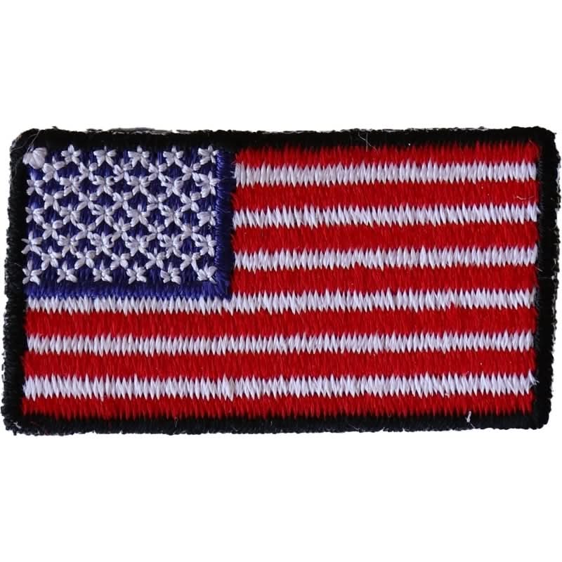 P6554 American Flag Embroidered Iron on Patch Patches The Cheap Place
