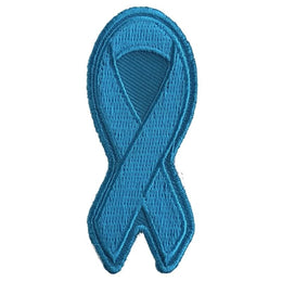 P3774 Blue Ribbon Patch For Awareness In Child Abuse and Bullying Patches The Cheap Place