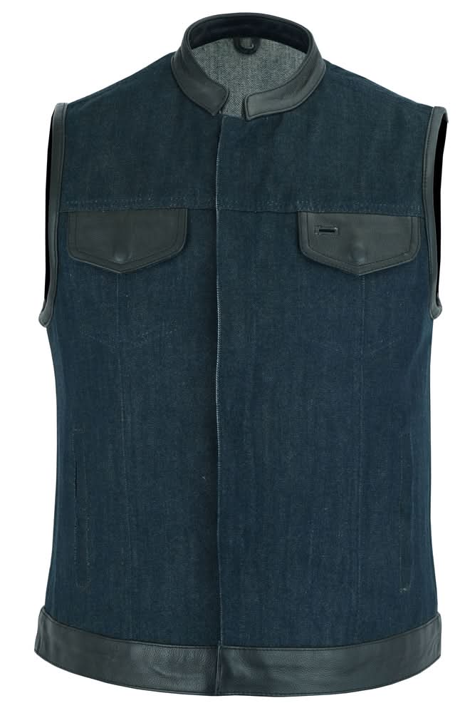 Broken Blue womens denim vest Women's Denim Vests Renegade Classics