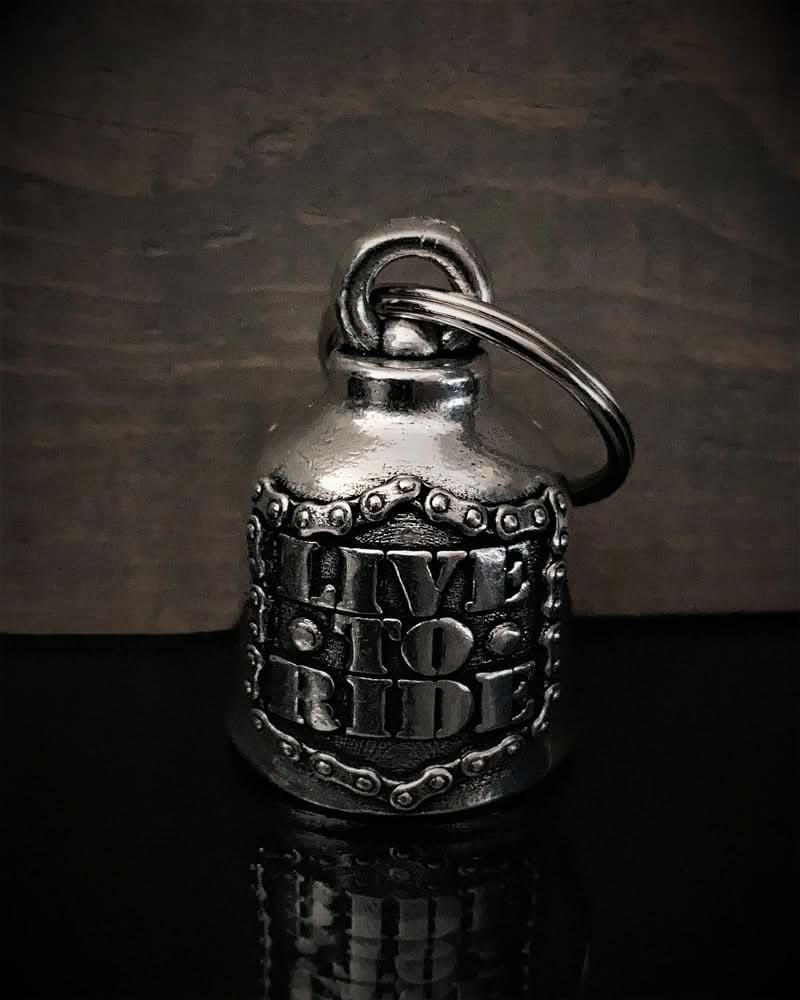 BB-136 Live To Ride Biker Sheild Bell Bravo Bells Bravo Bells