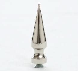 J154 Chrome 2 3/4" Spike Spikes/ Beads Warhawk Customs