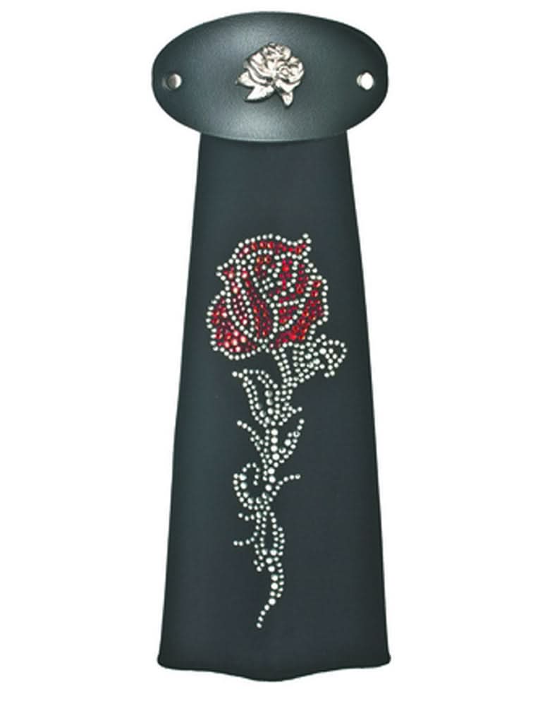 J729IN Red Rose Hairtube Hairtubes Warhawk Customs