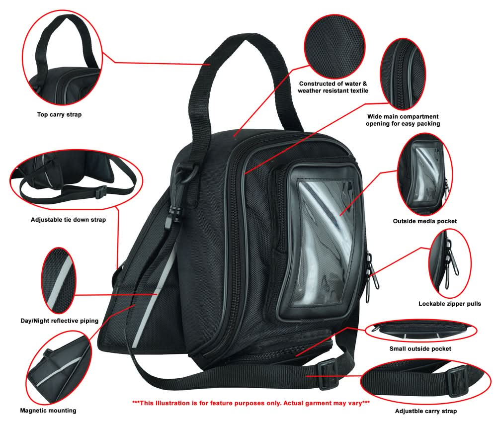 DS Tank Bag Magnetic Tank Bags Renegade Classics