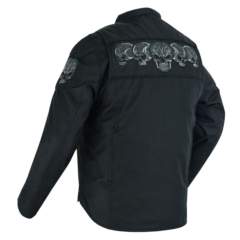 SkullShift Men's Textile Scooter Style Jacket Men's Textile Jackets Renegade Classics