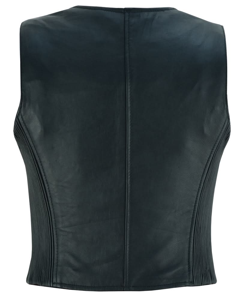 Xevo Women's leather motorcycle vest Women's Leather Vests Renegade Classics