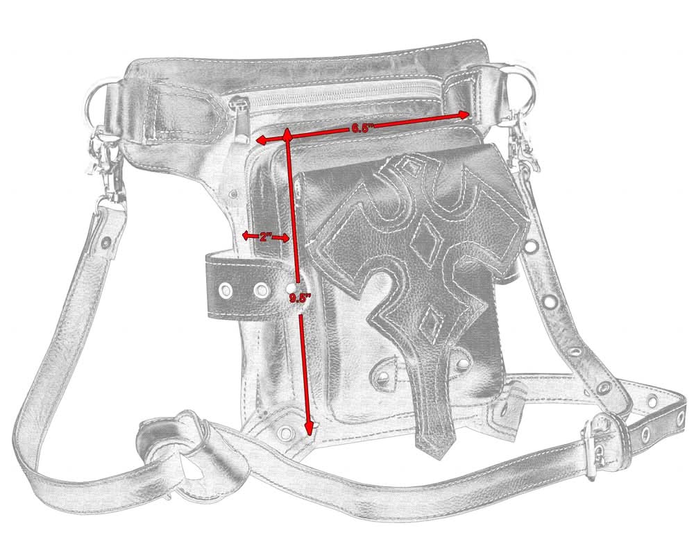 DS Thigh Bag w/Waist belt Sling & Thigh Bags Renegade Classics