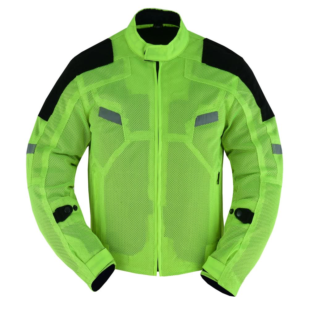 Elite Men's High-Vis Performance Mesh Jacket Men's Textile Jackets Renegade Classics