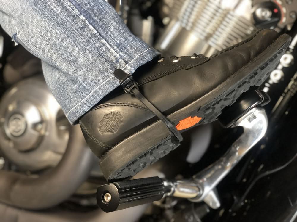 BBS/WP6 Weather Proof- Boot Straps- Boot Straps- 6 Inch Biker Boot Straps Biker Boot Straps