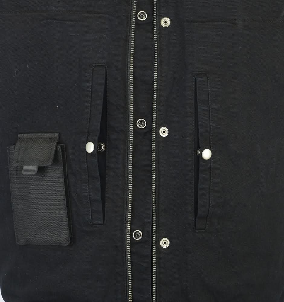 Blackridge Men's Denim Motorcycle Vest Men's Denim Vests Renegade Classics