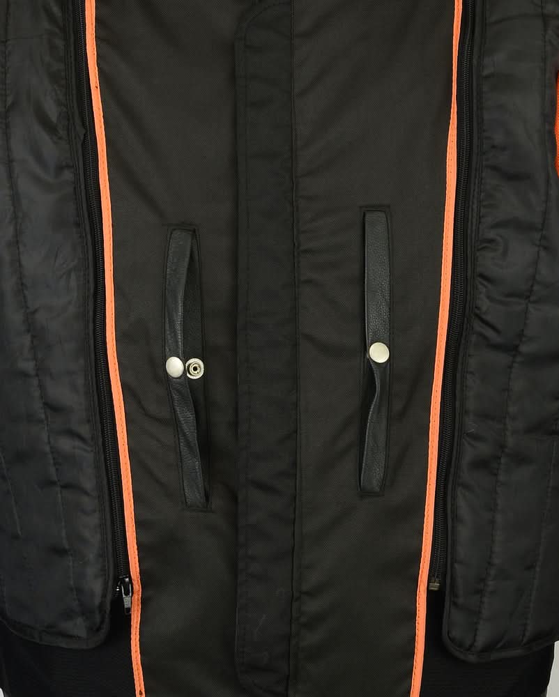 Hoodex Men’s Black Sporty Cruiser Jacket Men's Leather Jackets Renegade Classics