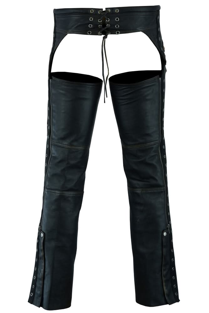 DS Women's Stylish Lightweight Hip Set Chaps in Lightweight Drum D Chaps & Pants Renegade Classics