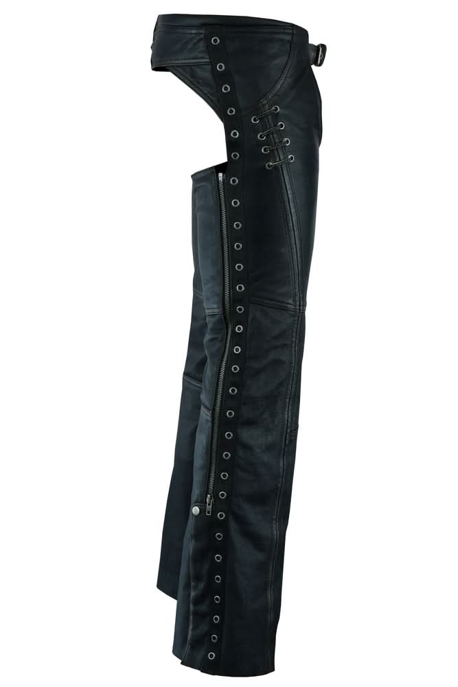 DS Women's Stylish Lightweight Hip Set Chaps in Lightweight Drum D Chaps & Pants Renegade Classics