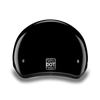 D1-A D.O.T. DAYTONA SKULL CAP- HI-GLOSS BLACK