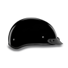 D1-A D.O.T. DAYTONA SKULL CAP- HI-GLOSS BLACK