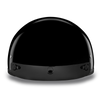 D1-A D.O.T. DAYTONA SKULL CAP- HI-GLOSS BLACK