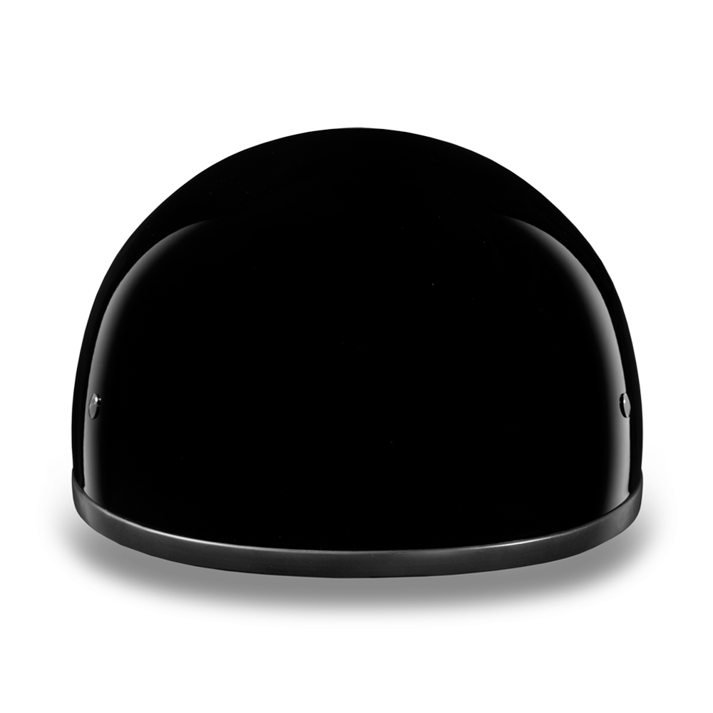 D1-ANS D.O.T. DAYTONA SKULL CAP W/O VISOR - HI-GLOSS BLACK Helmets Daytona Helmets