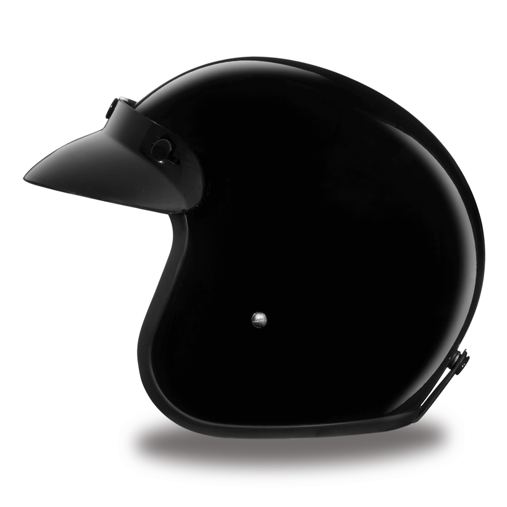 DC1-A D.O.T. DAYTONA CRUISER - HI-GLOSS BLACK Helmets Daytona Helmets