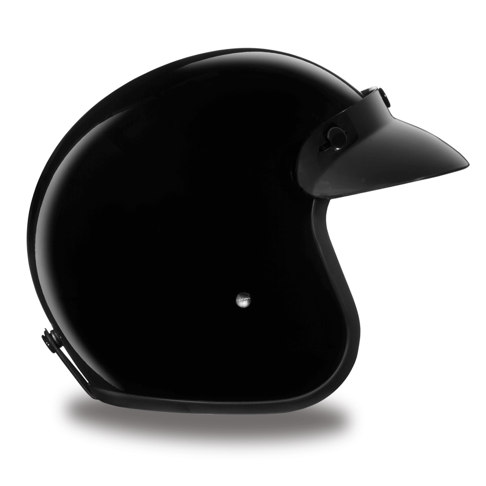 DC1-A D.O.T. DAYTONA CRUISER - HI-GLOSS BLACK Helmets Daytona Helmets