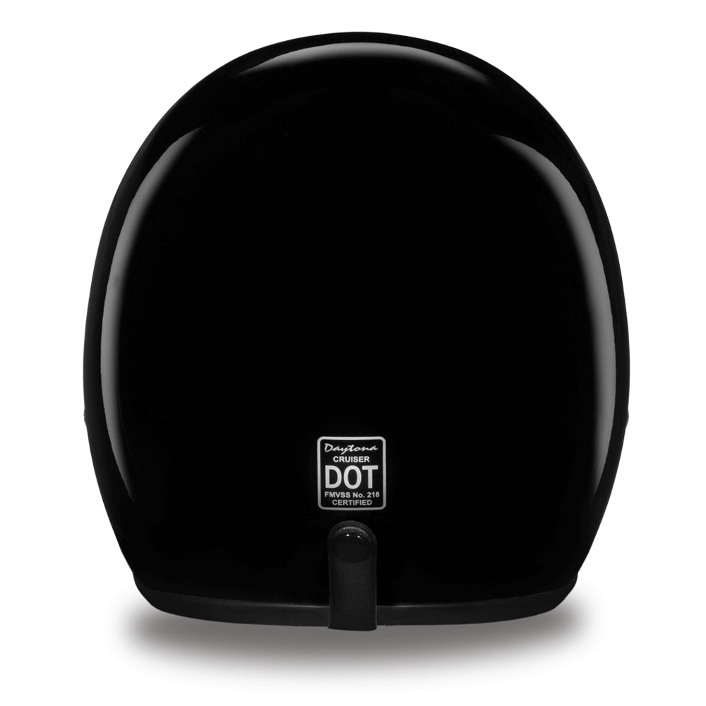 DC1-A D.O.T. DAYTONA CRUISER - HI-GLOSS BLACK Helmets Daytona Helmets