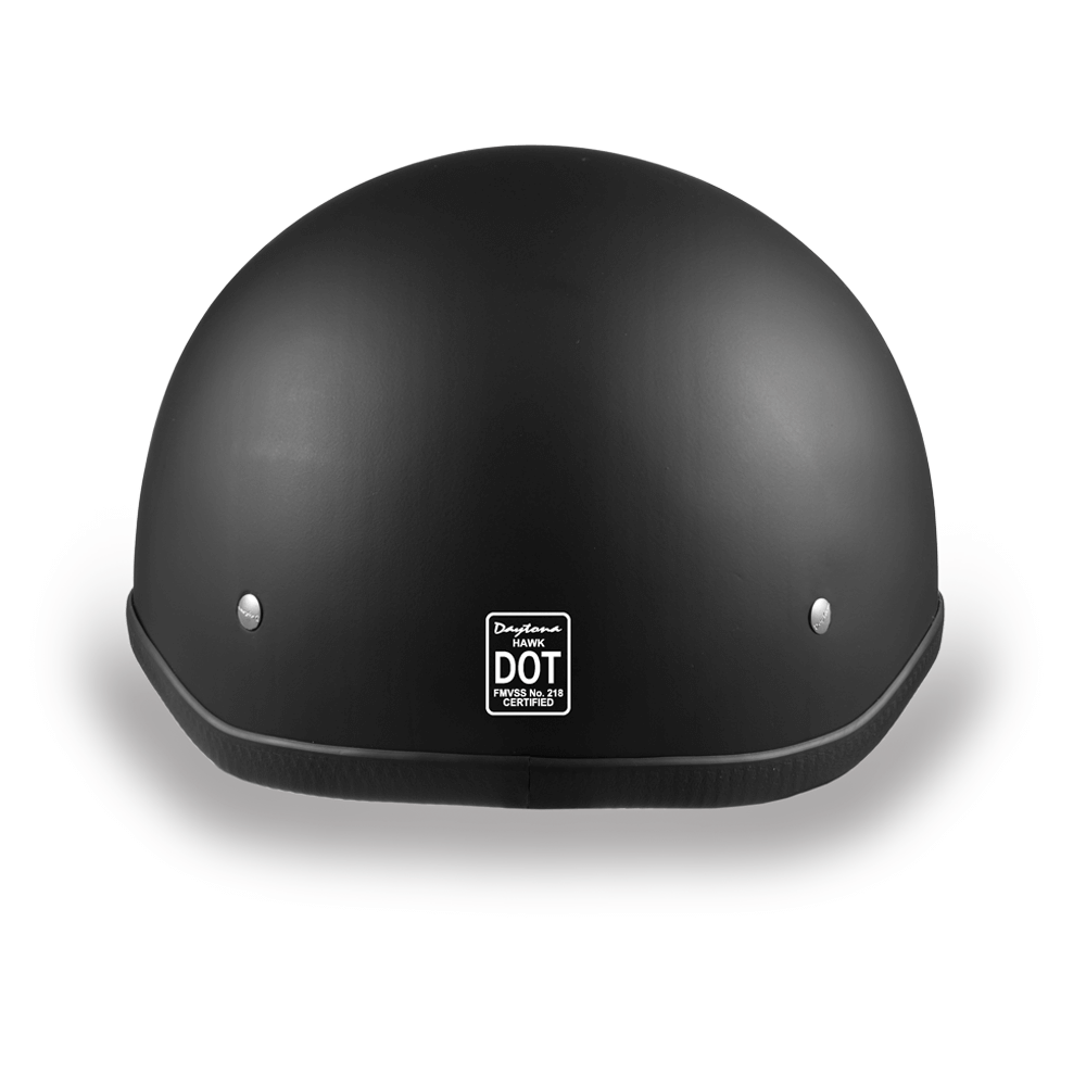 H1-B D.O.T. HAWK: DULL BLACK Helmets Daytona Helmets