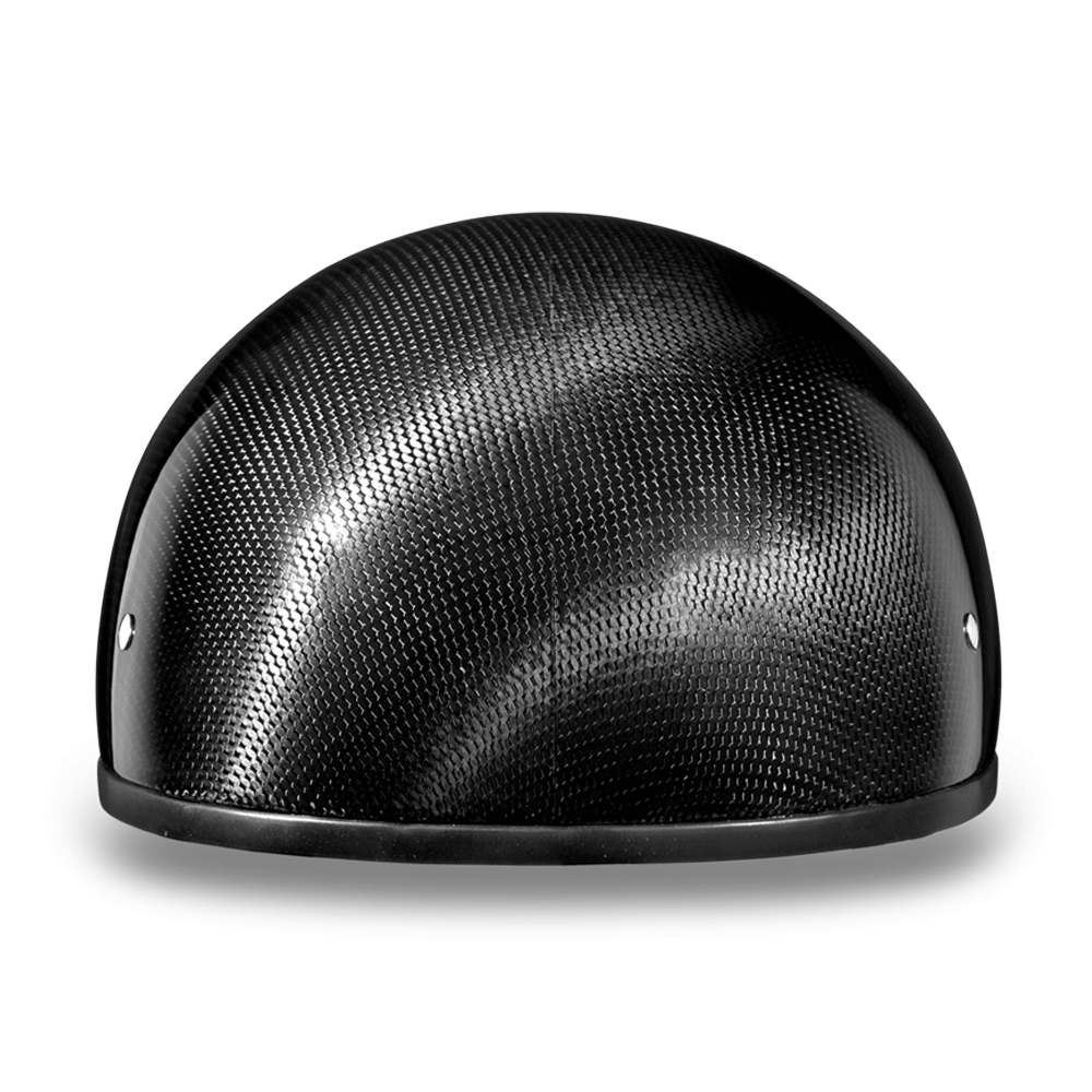 D2-GNS D.O.T. DAYTONA SKULL CAP W/O VISOR- GREY CARBON FIBER Helmets Daytona Helmets