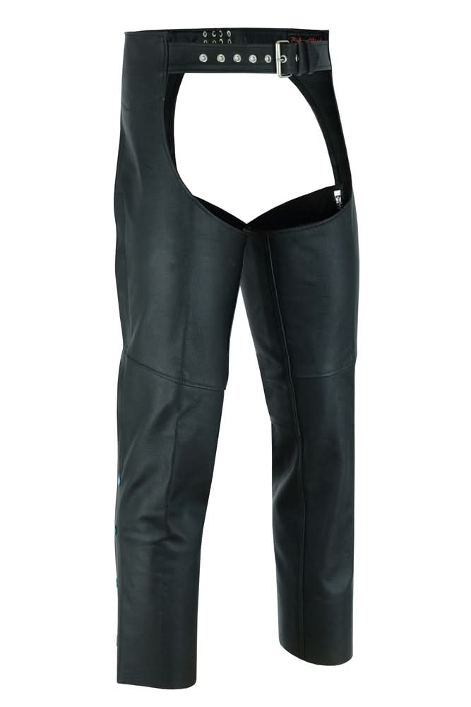 Velex Unisex leather motorcycle chaps Chaps & Pants Renegade Classics