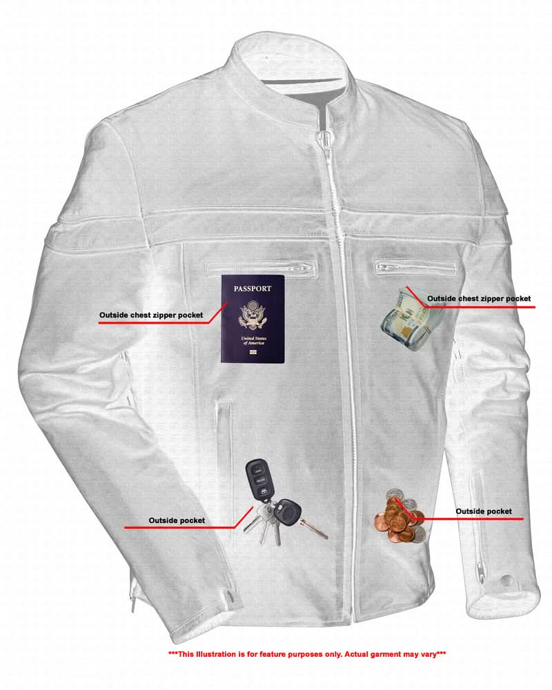 Flexer Men’s Black Lightweight Leather Jacket Men's Leather Jackets Renegade Classics