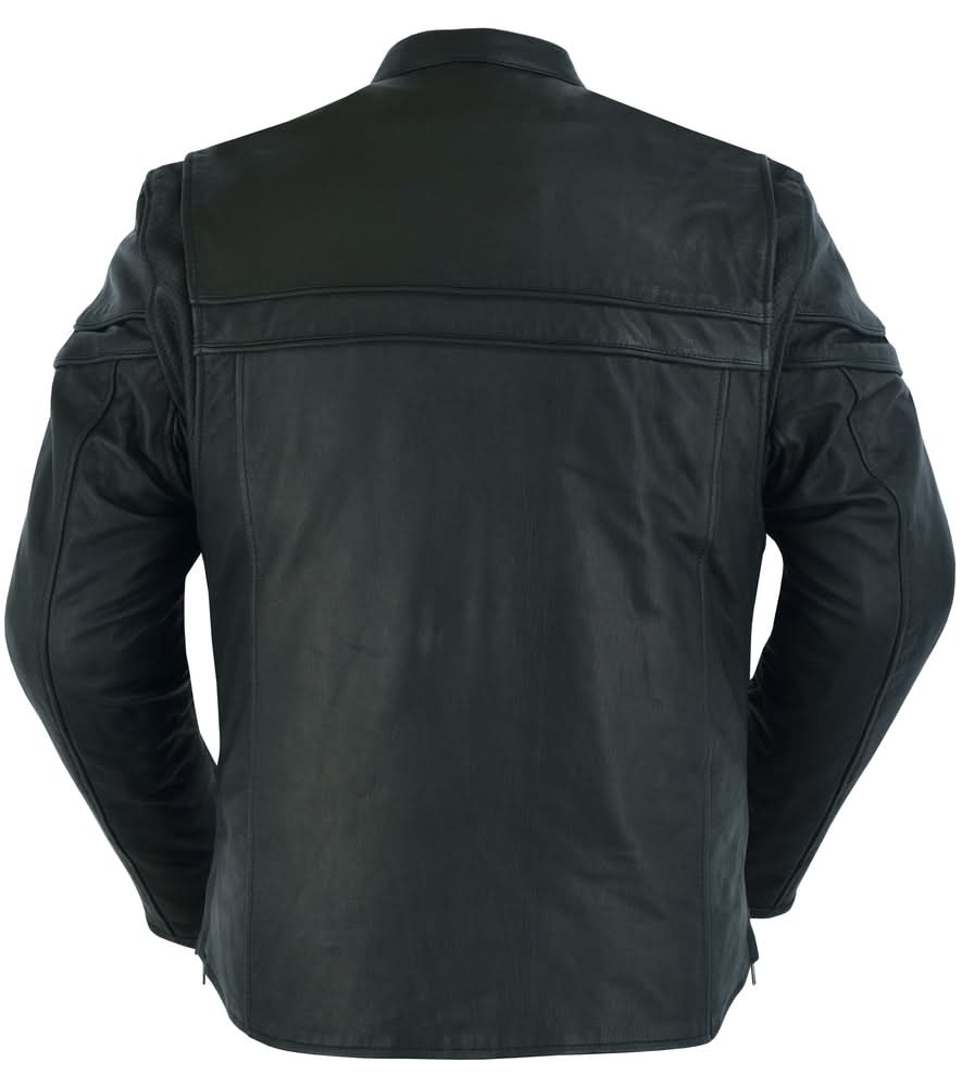 Flexer Men’s Black Lightweight Leather Jacket Men's Leather Jackets Renegade Classics