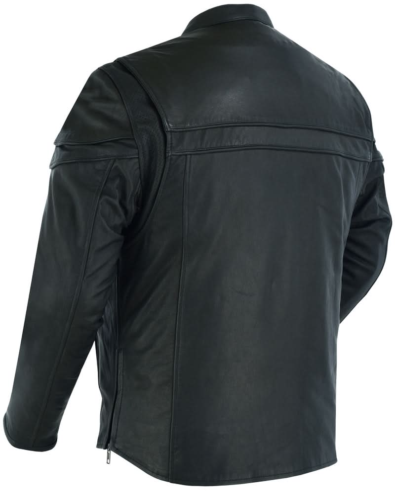 Flexer Men’s Black Lightweight Leather Jacket Men's Leather Jackets Renegade Classics
