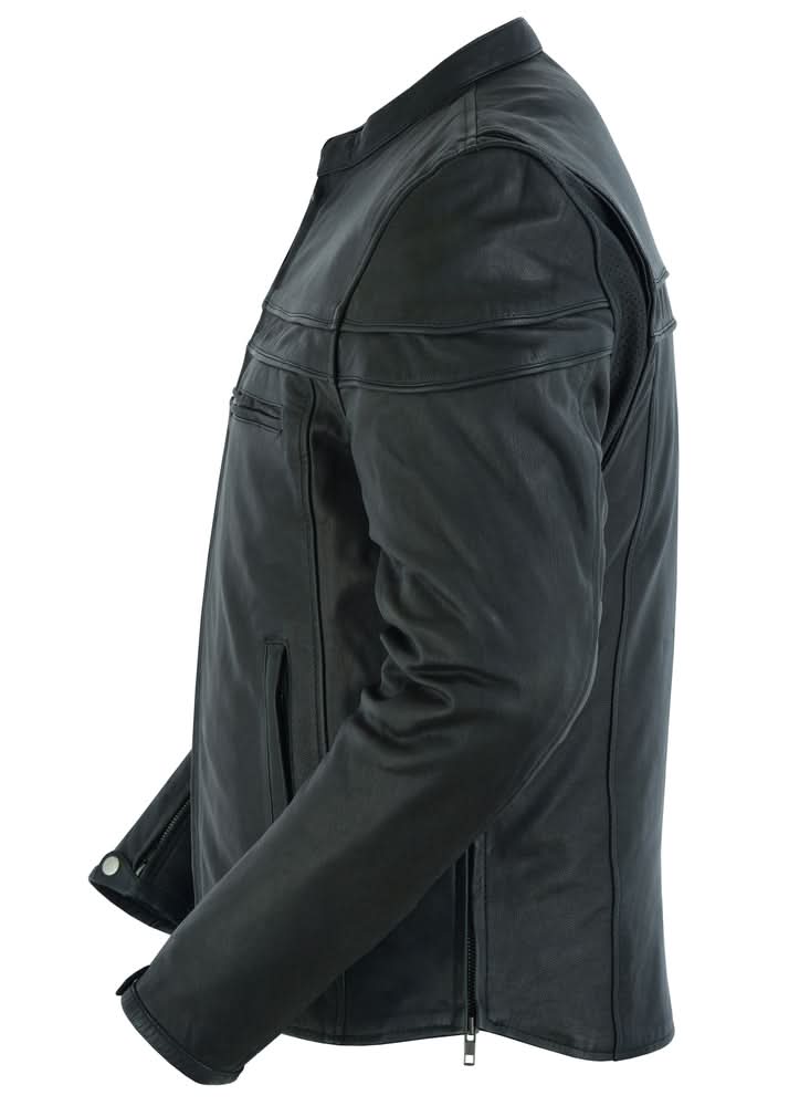 Flexer Men’s Black Lightweight Leather Jacket Men's Leather Jackets Renegade Classics