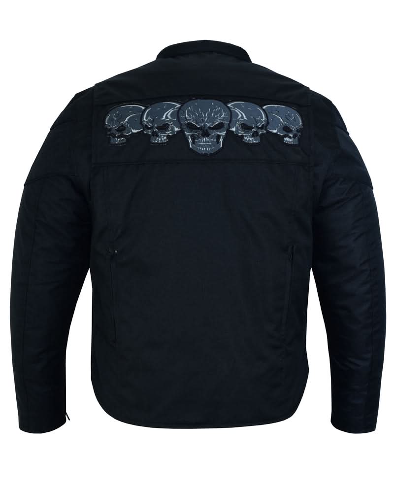SkullShift Men's Textile Scooter Style Jacket Men's Textile Jackets Renegade Classics