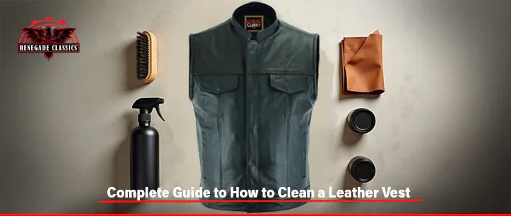 how to clean leather vest