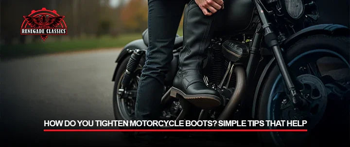 how do you tighten motorcycle boots