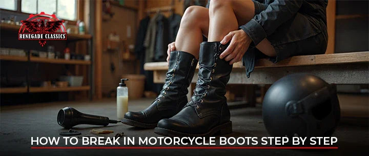 how to break in motorcycle boots