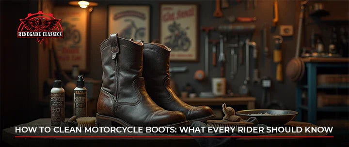 how to clean motorcycle boots