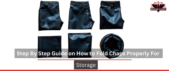 Step-by-step guide on how to fold chaps  properly for storage