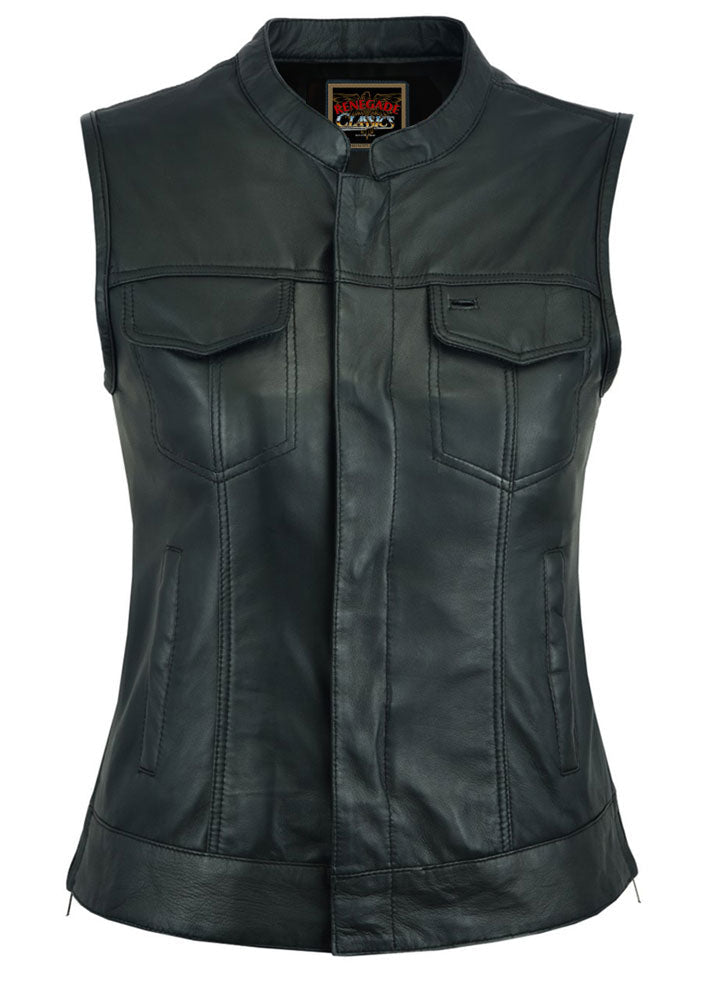 Women's Leather Vests